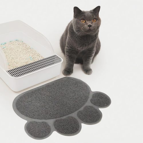 Macskamancs formájú alomtálca alátét — csúszásmentes