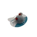 felhúzhatós rezgő plüss egér macskajáték – szürke önjáró egér