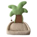 Pálmafás macskafekhely kaparófelülettel – prémium kényelem és játék egyben 