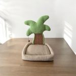 Pálmafás macskafekhely kaparófelülettel – prémium kényelem és játék egyben 