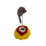 Rugós Egér Cicajáték – színes talppal 