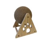 Fa kaparógömb macskáknak – természetes jutakötél borítással