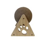 Fa kaparógömb macskáknak – természetes jutakötél borítással