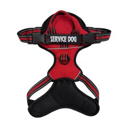 Service Dog” kutyahám – piros, M méret 