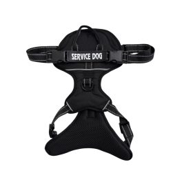 Service Dog” kutyahám – fekete, L méret 