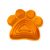 Tappancs formájú tál kutyáknak és macskáknak narancssárga