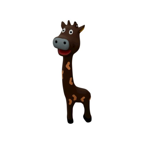 Zsiráf” csipogós kutyajáték – magas nyakú vidámság 