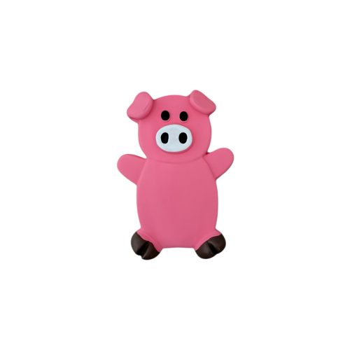 Malacka” csipogós kutyajáték – vidám rózsaszín gumijáték