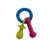 Színes rágókarika kutyáknak – fogtisztító, gumis játék