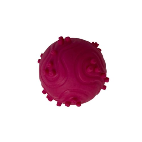 Strapabíró rágó- és pattogó kutyalabda – Rózsaszín TPR fogtisztító labda 