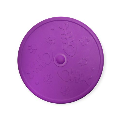 Rugalmas frizbi kutyáknak – strapabíró, könnyű gumijáték lila