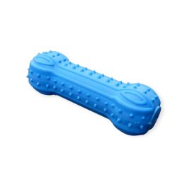 Csipogós gumicsont kutyáknak - kék