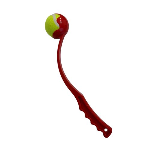 Labdadobó kar — kutyajáték piros