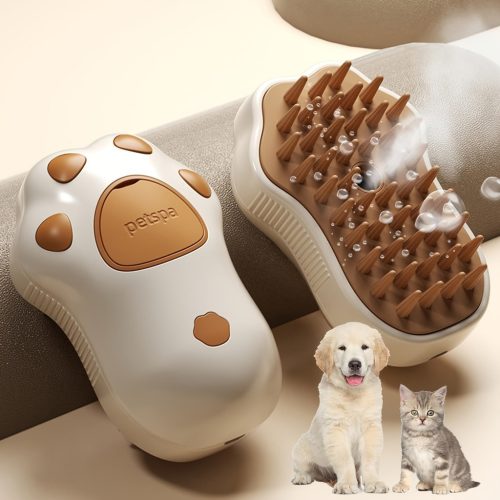 Pet Spa- Spray masszázs kefe kutyáknak és macskáknak