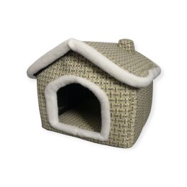 Szétszedhető, bélelt házikó kutyáknak és macskáknak